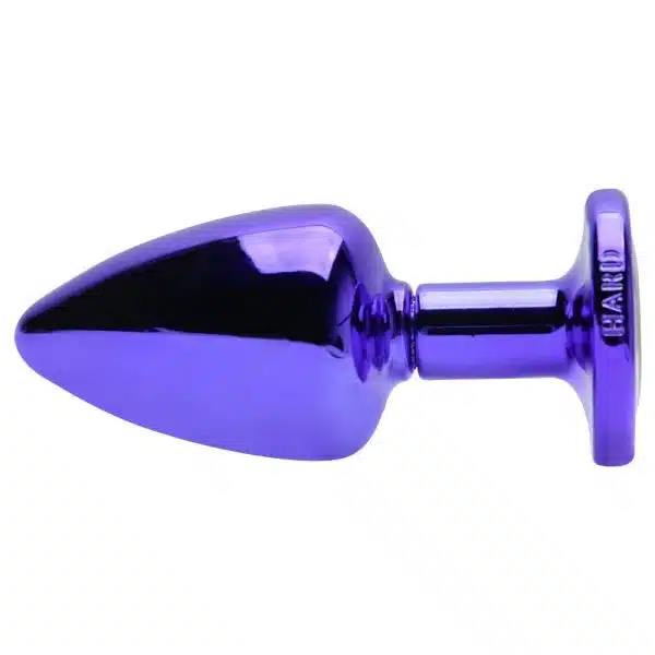Plug anal de metal tamanho G lilás linha signos hard - Image 4