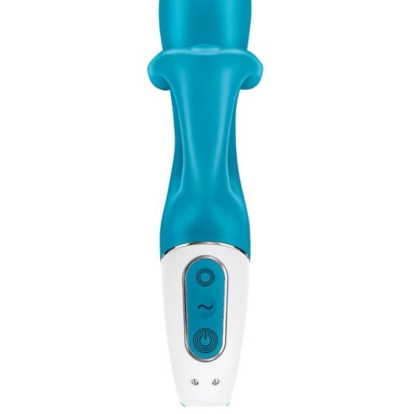 Satisfyer embrace me Azul - Vibrador estimulador de clitóris e ponto g com motor duplo, 12 modos de vibrações potentes - Image 4