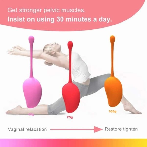 Kit De Pompoarismo Kegel Ball Set Mango 3 – Adão E Eva - Image 5