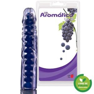 Pênis Realistico em Gel articulado Uva slin style  - Adão e Eva