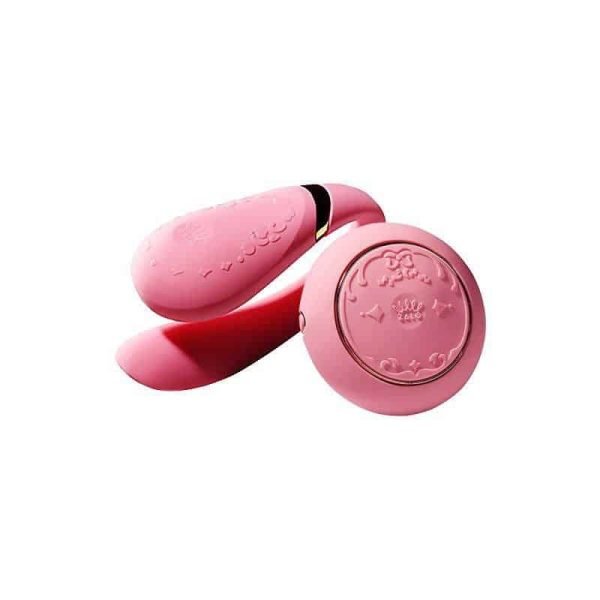 Vibrador para casal recarregável Versailles Fanfan Set Rosa - ZALO - Image 2