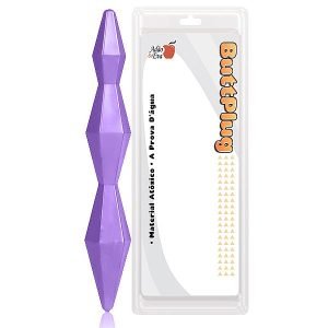 Plug Anal Diamond 18cm na cor lilás
