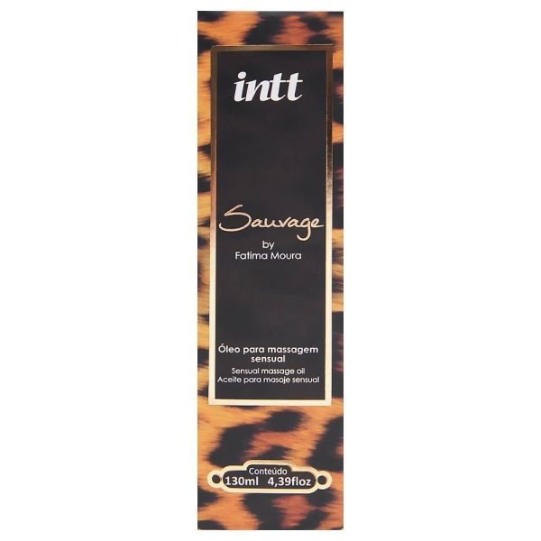 Intt Sauvage - Óleo corporal com fragrância de lavanda e refrescância cítrica - 130 ml - Image 4