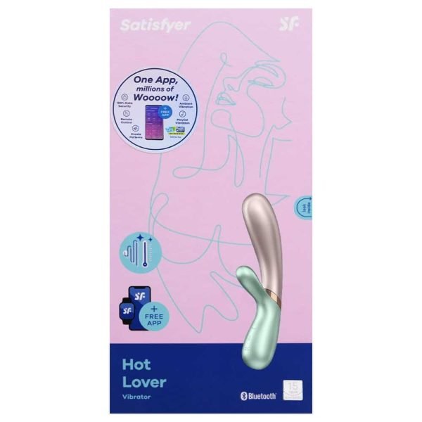 Estimulador Clitoriano e Ponto G Com 2 Motores e Aplicativo - Satisfyer Hot Lover - Verde - Image 7