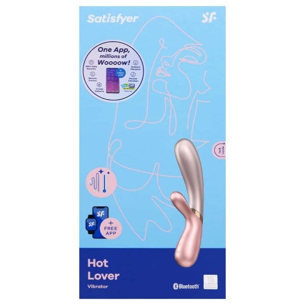 Estimulador Clitoriano e Ponto G Com 2 Motores e Aplicativo - Satisfyer Hot Lover - Rosa - Image 7