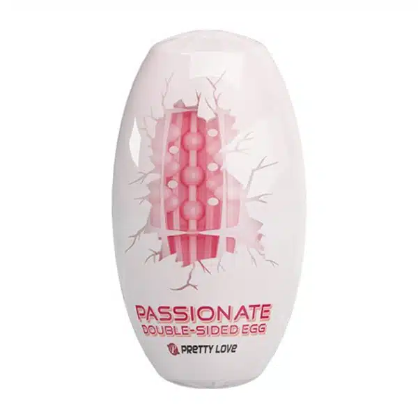 Pretty love passionate - Masturbador masculino em formato de "egg" com textura dupla - 8,4 x 4,6 cm - Image 3