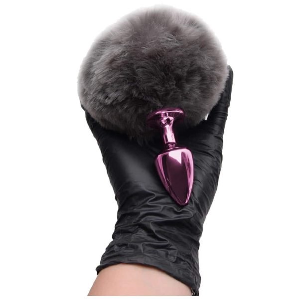 Plug De Metal Rosa Com Rabo Pompom – Hard - Image 4