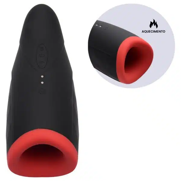 Masturbador masculino formato de lanterna com 12 modos de vibração e aquecimento - Image 3