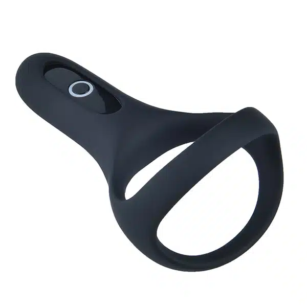 Anel peniano duplo recarregável em silicone com 7 modos de vibração com controle via aplicativo - Magic motion rise - Image 6