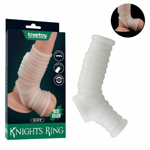 Capa Peniana com vibrador e anel de Escroto Wave - Lovetoy