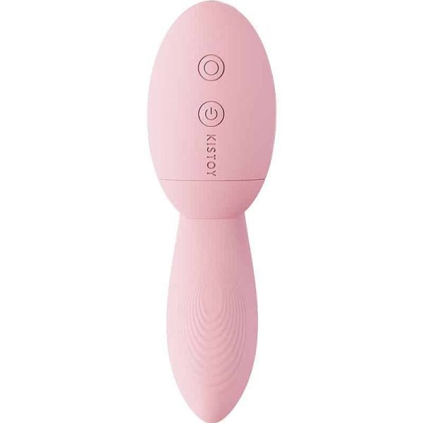 Kistoy tina mini - Vibrador estimulador de ponto g e clítoris com 10 modos de vibração e tecnologia de sucção - Rosa - Image 6