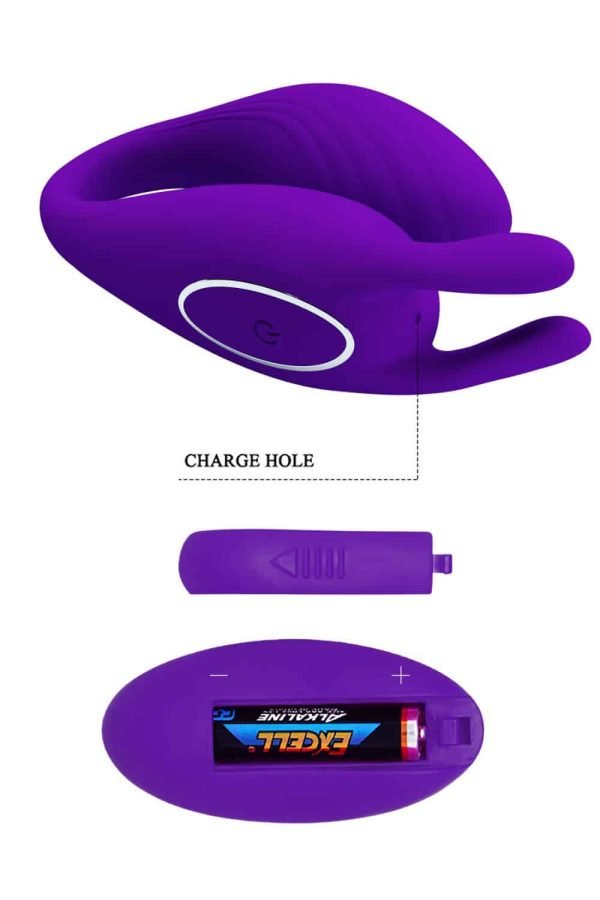 Pretty love bill - Vibrador para casal recarregável com 12 modos de vibrações e controle remoto sem fio - Image 7