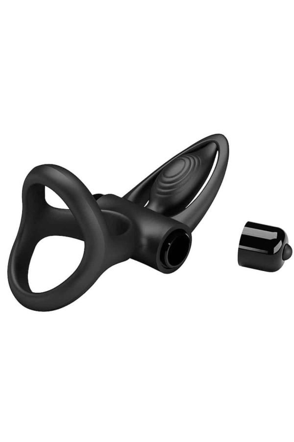Anel Peniano Duplo com Vibrador - Pretty Love - Image 4