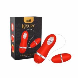 Vibrador Bullet Vibration egg vermelho com 30 de modos vibração intt
