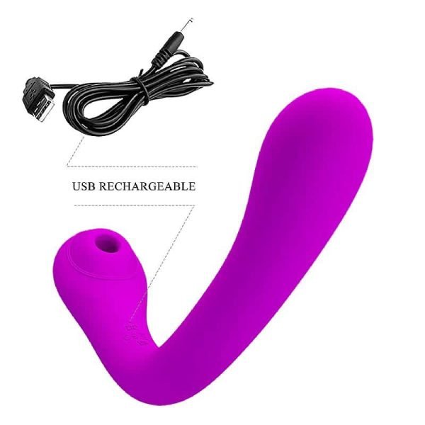 Alex Vibrador de Ponto G e Clitóris Pulsações com Ponta Dupla - Pretty Love - Image 8