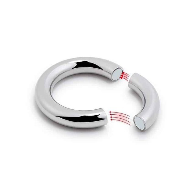 Anel Peniano de Aço Inoxidável com fecho de ímã - 3,0 cm - Image 4