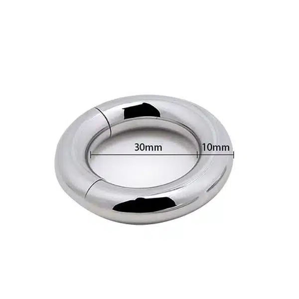 Anel Peniano de Aço Inoxidável com fecho de ímã - 3,0 cm - Image 3