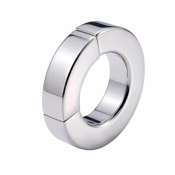 Anel Peniano de Aço Inoxidável com fecho de ímã - 3,5 x 1,4 cm - Image 4