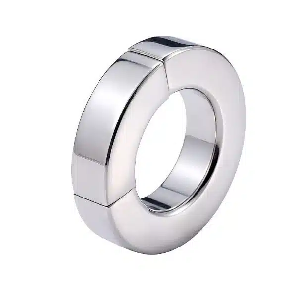 Anel Peniano de Aço Inoxidável com fecho de ímã - 3,5 x 1,4 cm - Image 4