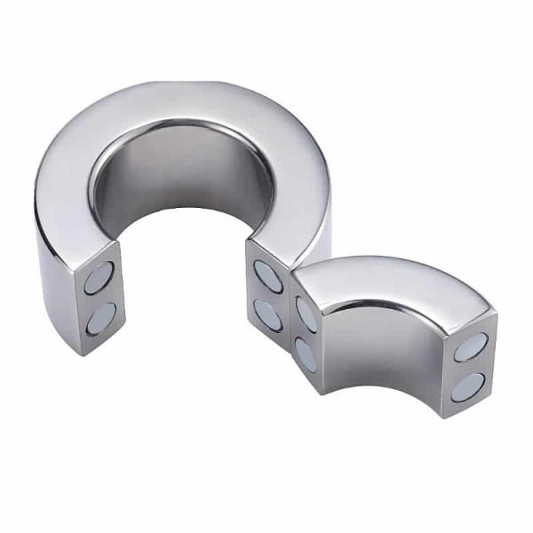 Anel Peniano de Aço Inoxidável com fecho de ímã - 3,5 x 1,4 cm - Image 3