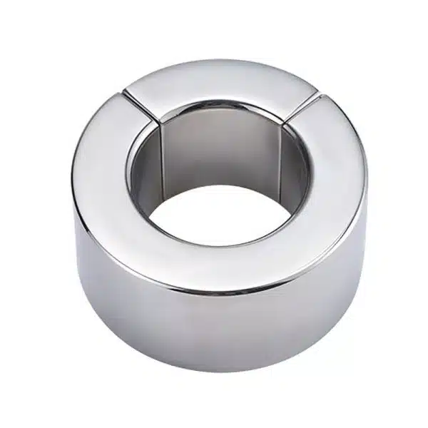 Anel Peniano de Aço Inoxidável com fecho de ímã - 3,5 x 3,0 cm - Image 3