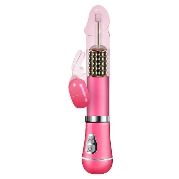 Vibrador Rotativo e estimulador de ponto G de Coelho á Pilha - Image 6