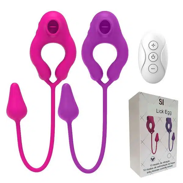 Vibrador de Ponto G e Clitóris com Bullet Lick Egg 10 modos de vibração - ALWUP - Image 9