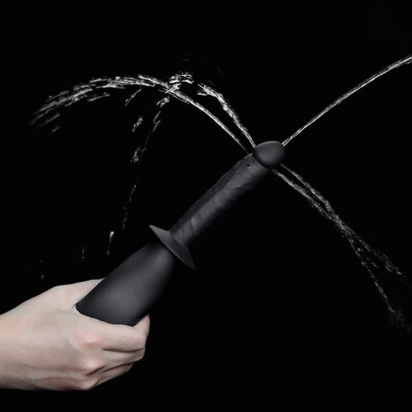 Ducha anal com bico em formato de pênis em silicone capacidade para 240 ml de água - Lovetoy - Image 5
