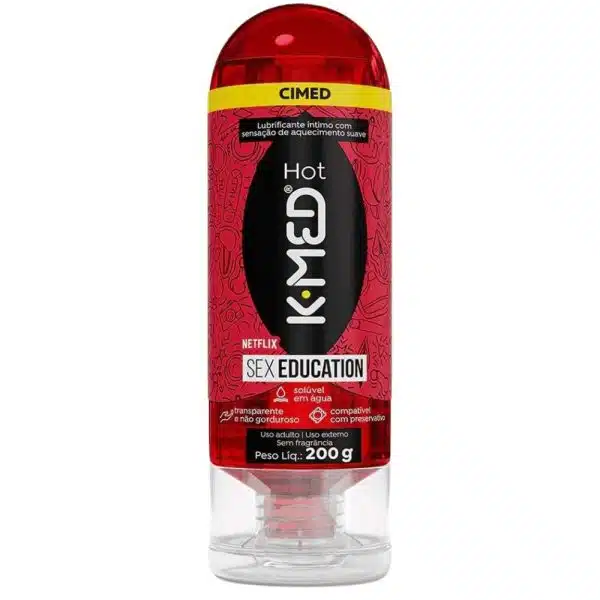 Lubrificante Intimo Hot Linha Sex Education K-Med