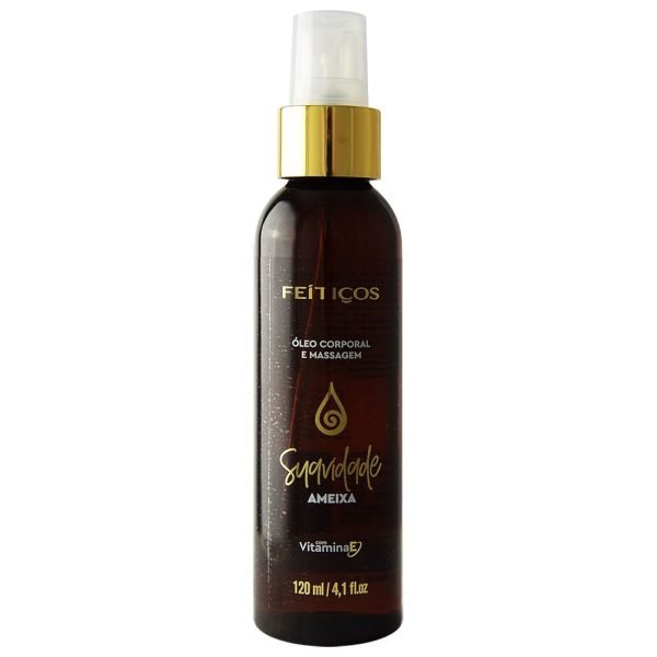 Óleo corporal para massagem em spray com aroma de ameixa Feitiços aromáticos suavidade - 120 ml