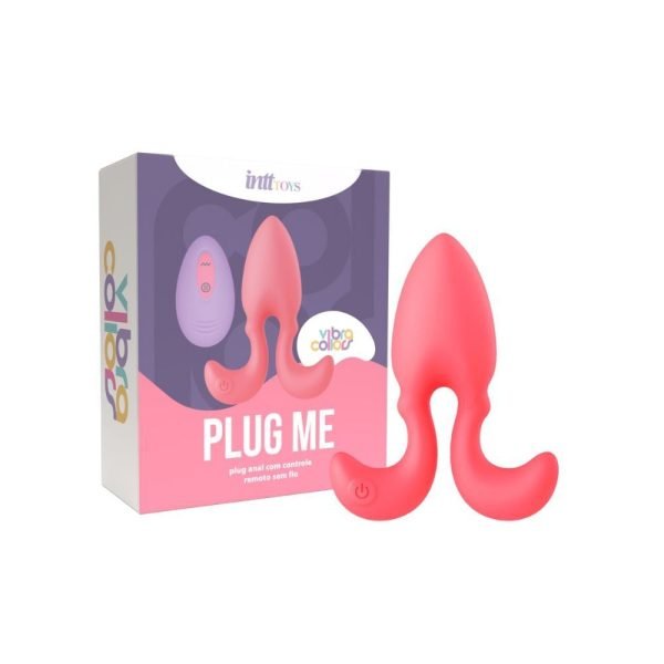 Plug Anal com Controle Remoto Plug Me - Intt Cosméticos