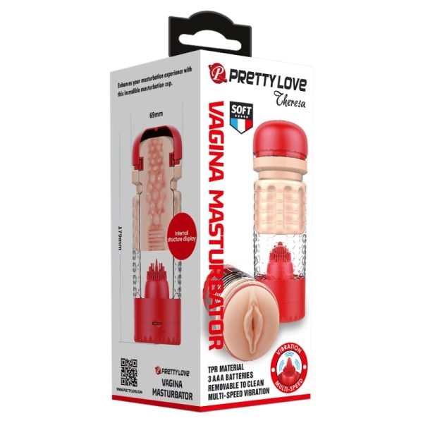 Pretty Love Emily - Masturbador de Vagina Realística com Língua Vibratória e Vibração Multivelocidade em Cyberskin - Image 5
