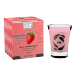 Vela para massagem beijável | sabor: morango - intt