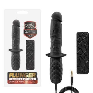 Vibrador Plunger com 10 Modos de Vibração e Controle Remoto com Fio - Nanma