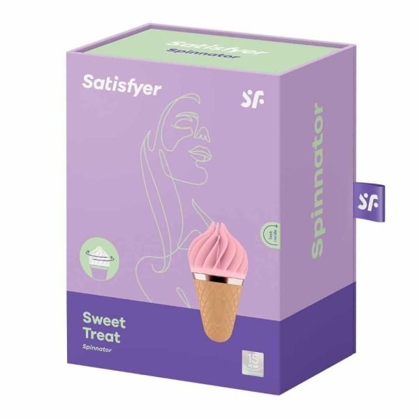 Estimulador clitoriano com 5 modos de vibração - Satisfyer sweet treat lay-on - Image 8