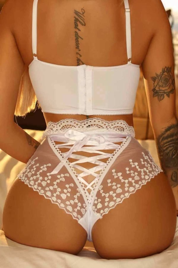 Mini Corselete Le Blanc Com Lacradora - Segredo Lacrado - Image 3