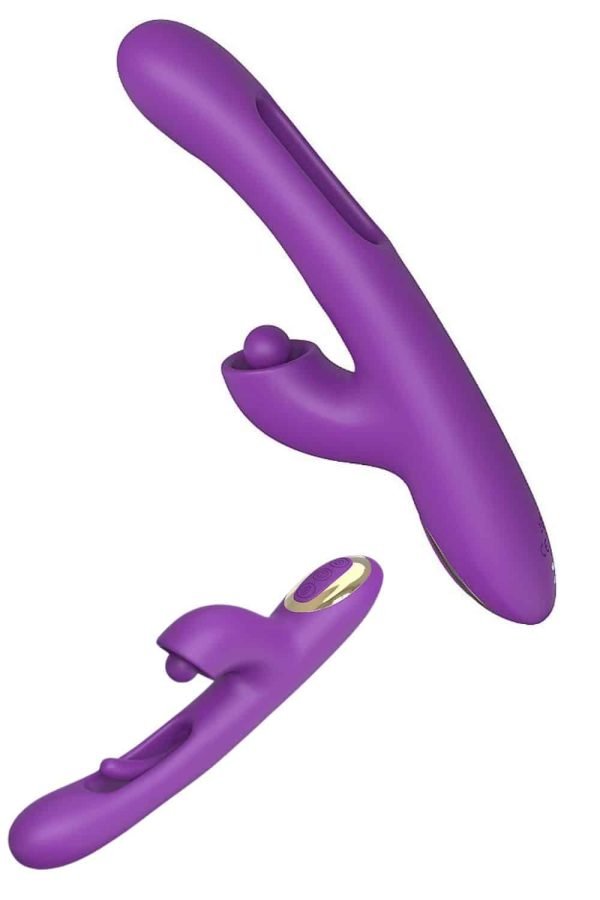 Vibrador de Ponto G e Clitóris com 7 modos de rotação 360° e Dedilhar Slap - ALWUP - Image 4