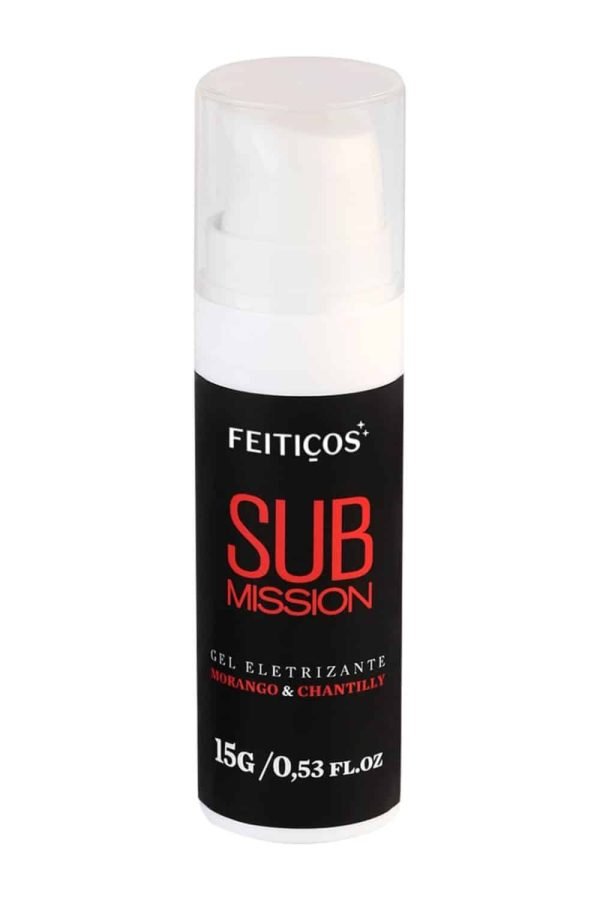Gel Estimulante Beijável com Efeito Eletrizante e Sabor Morango & Chantilly - Feitiços Aromáticos Sub Mission | 15g - Image 2