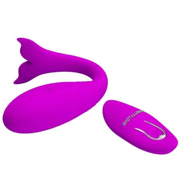 Pretty love Jordyn - Vibrador de ponto g recarregável em forma de baleia com 12 modos de vibração e controle remoto - Image 3