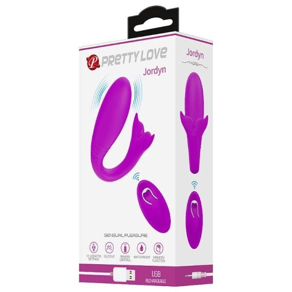 Pretty love Jordyn - Vibrador de ponto g recarregável em forma de baleia com 12 modos de vibração e controle remoto - Image 7