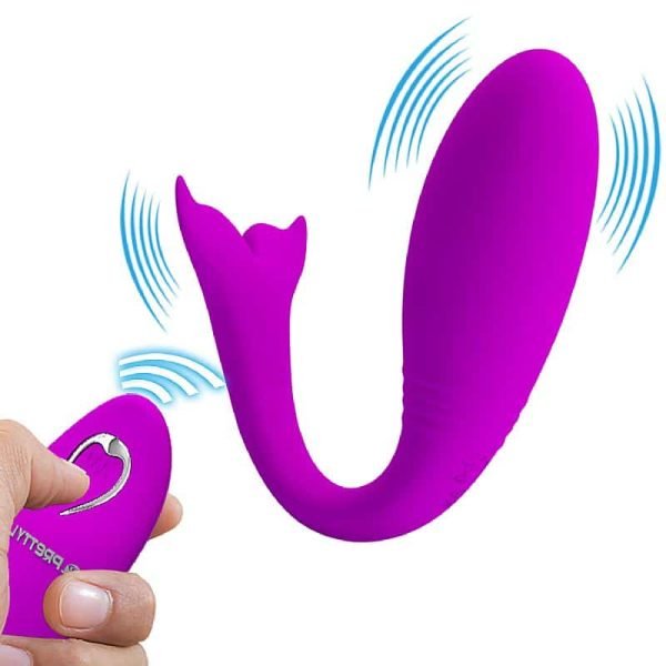 Pretty love Jordyn - Vibrador de ponto g recarregável em forma de baleia com 12 modos de vibração e controle remoto - Image 2