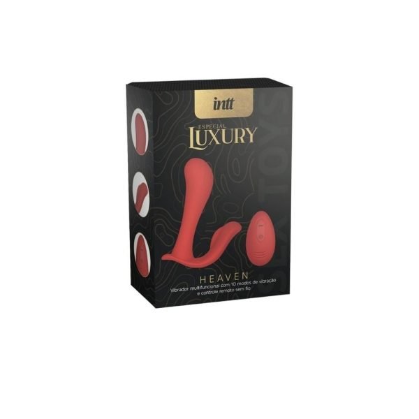 Vibrador Estimulador de Ponto G e Clitóris em Silicone com 10 Modos de Vibração Controle sem Fio - Intt Heaven Luxury - Image 8