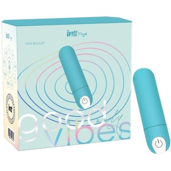 Vibrador Good Vibes Only Bullet Recarregável Azul Tifanny