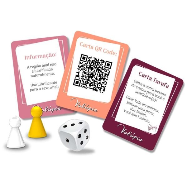 Jogo De Cartas Volúpia Prazer Além Do Toque Diversão Ao Cubo - Image 2
