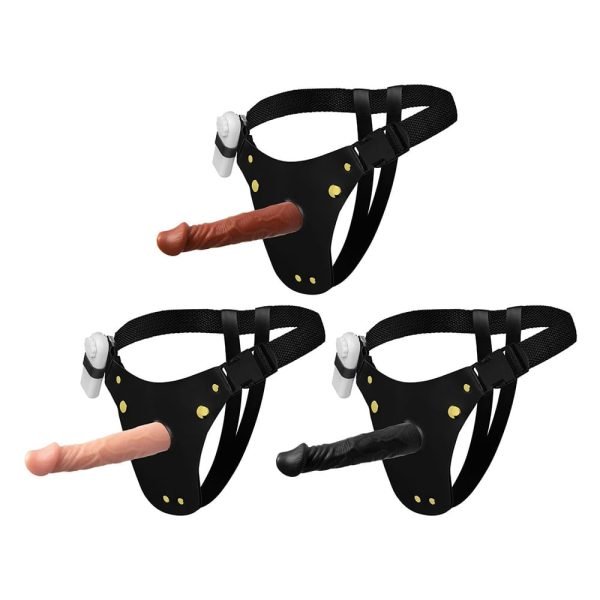 Cinta Strap-On Com Prótese Com Vibro