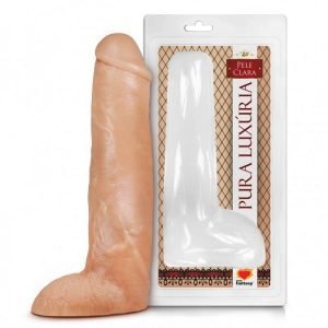 Pênis Realístico Pura Luxúria Com Escroto 27 X 5,5 - Sexy Fantasy