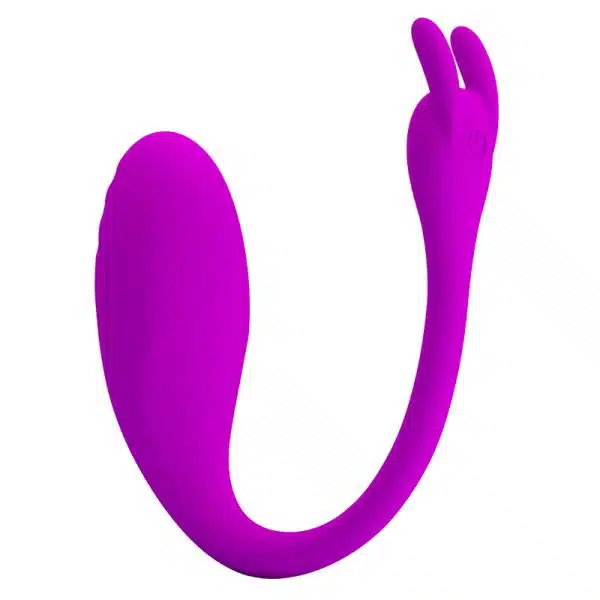 Bullet Recarregável em silicone com 12 modos de vibrações e controle remoto via app - Pretty love Catalina - Image 2