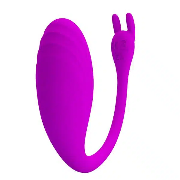 Bullet Recarregável em silicone com 12 modos de vibrações e controle remoto via app - Pretty love Catalina - Image 5