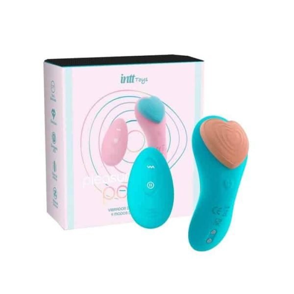 Pleasure Panty Intt Wellness Azul Calcinha Vibratória Com Controle Remoto Sem Fio