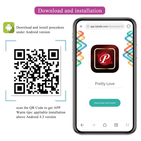 Pretty love August - Vibrador para casal recarregável com 12 modos de vibração por controle bluetooth - Image 14